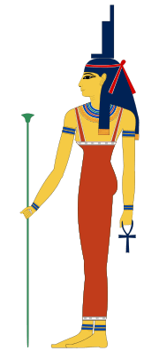 Egyptian-style picture of Isis